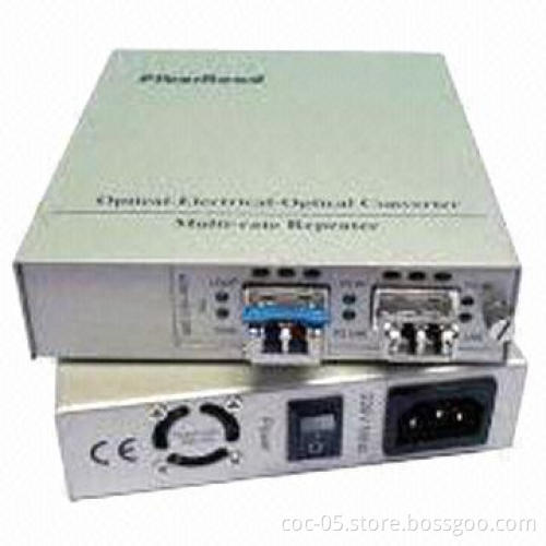 10G Media Converter with Base-R Fiber-optic, 10G SFP+ to 10G SFP+ Standalone